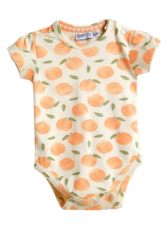 Dirkje Set of 3 - Fruit Print Bodysuit, Shorts and Headband